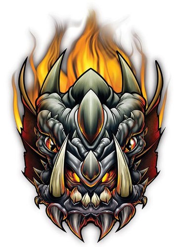 Dragon temporary tattoo - temporary,